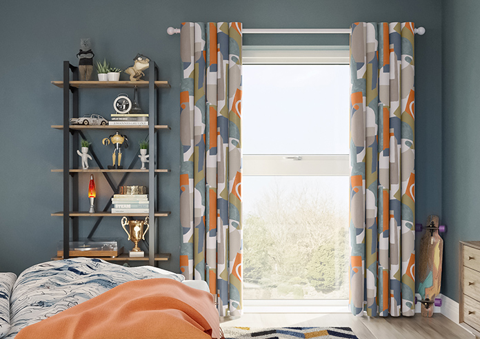 Athena, Steel - Made to Measure Curtains - Image 3